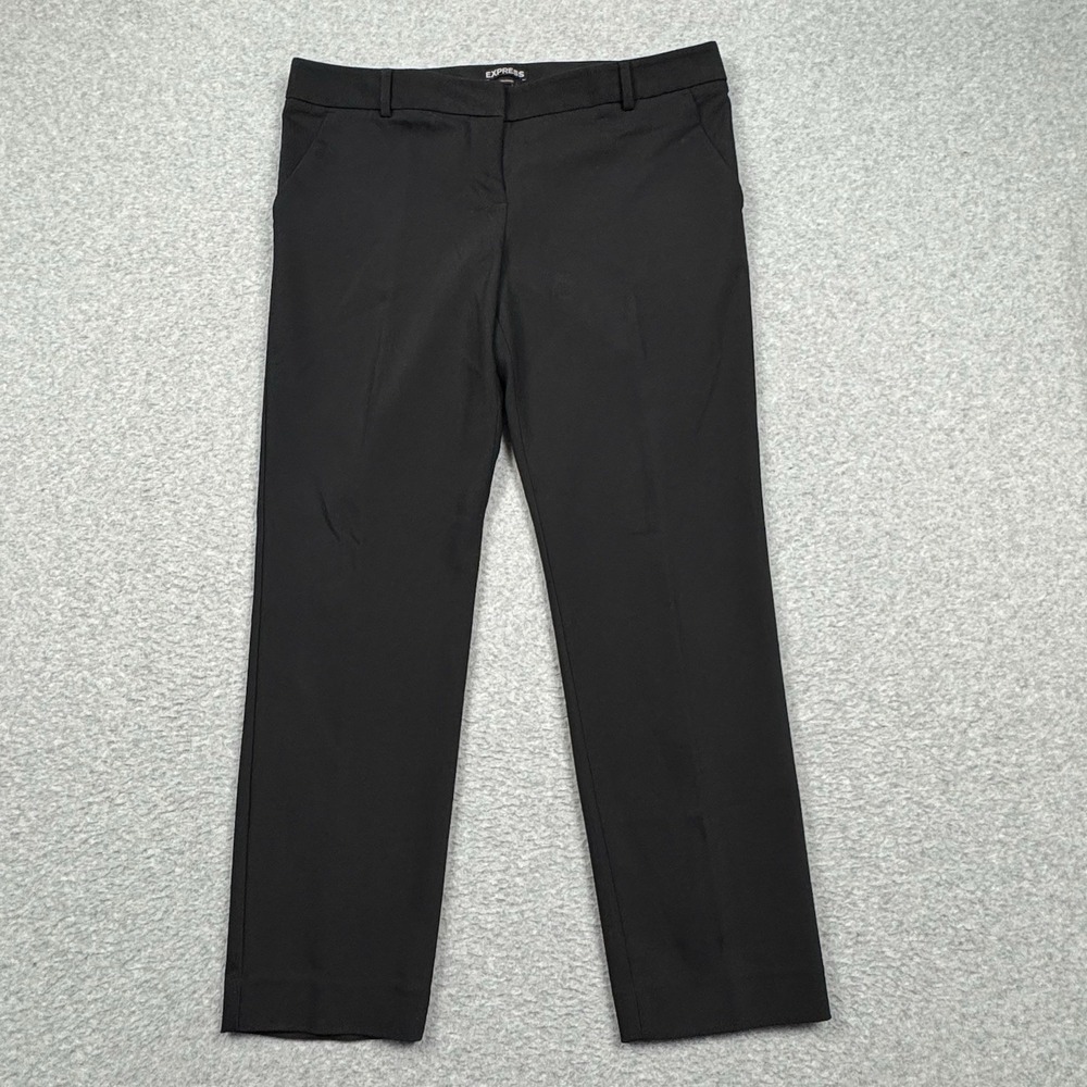 Express Columnist Pants Size 10R Black Barely Boot Low Rise Business Casual EUC
